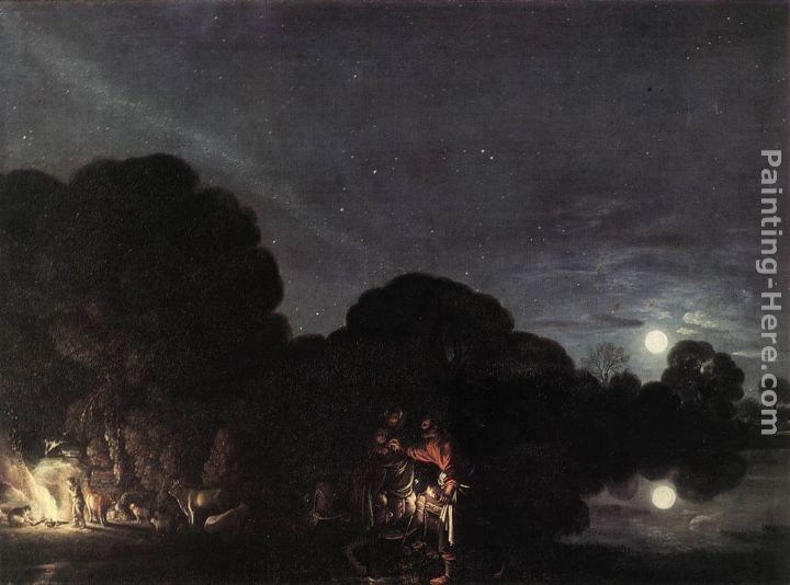 Adam Elsheimer Flight into Egypt